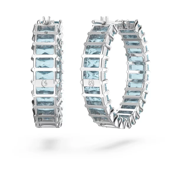Swarovski Matrix Kreolen Blau 5659037 – Bild 5