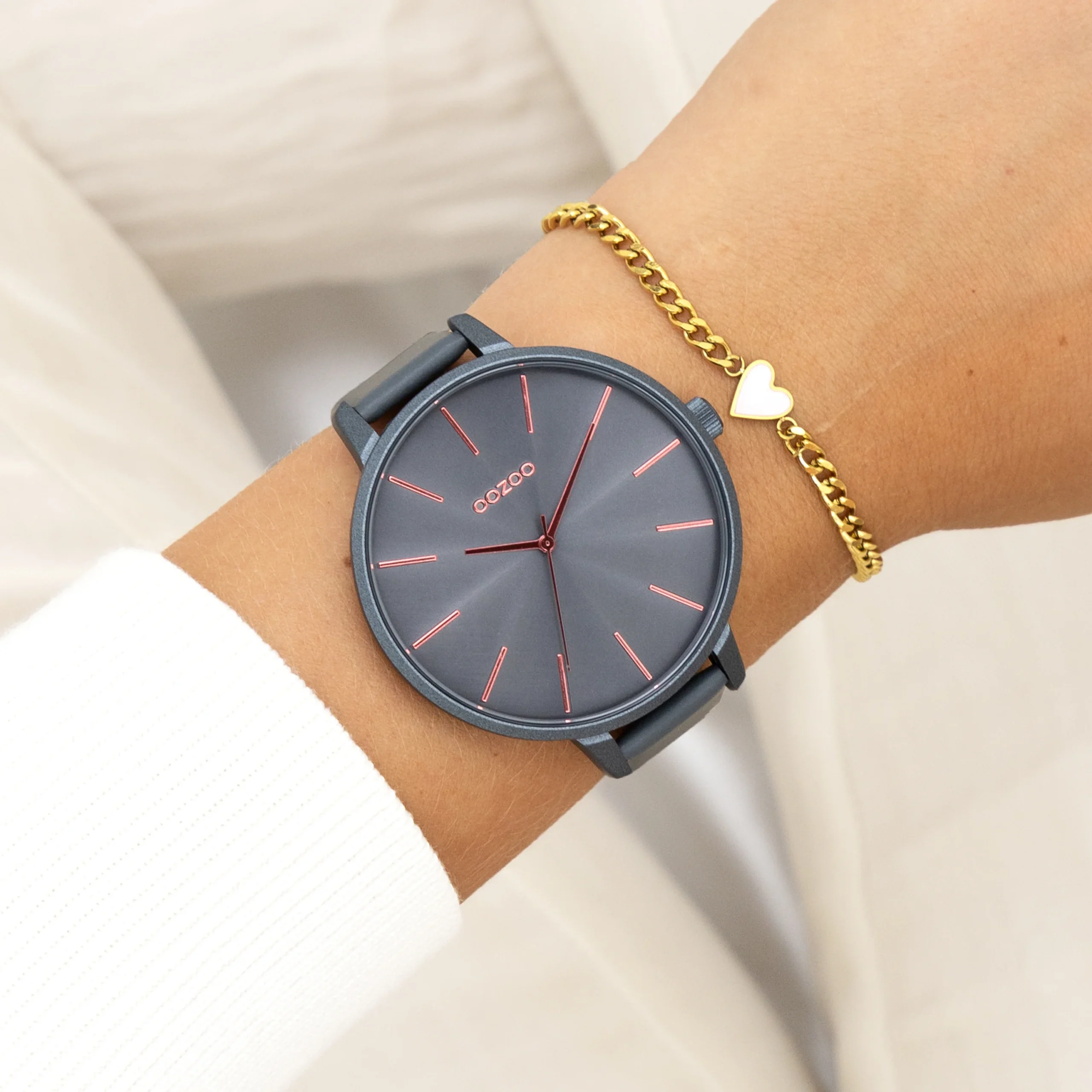 OOZOO Timepieces Rauchgrau C11254 – Bild 2