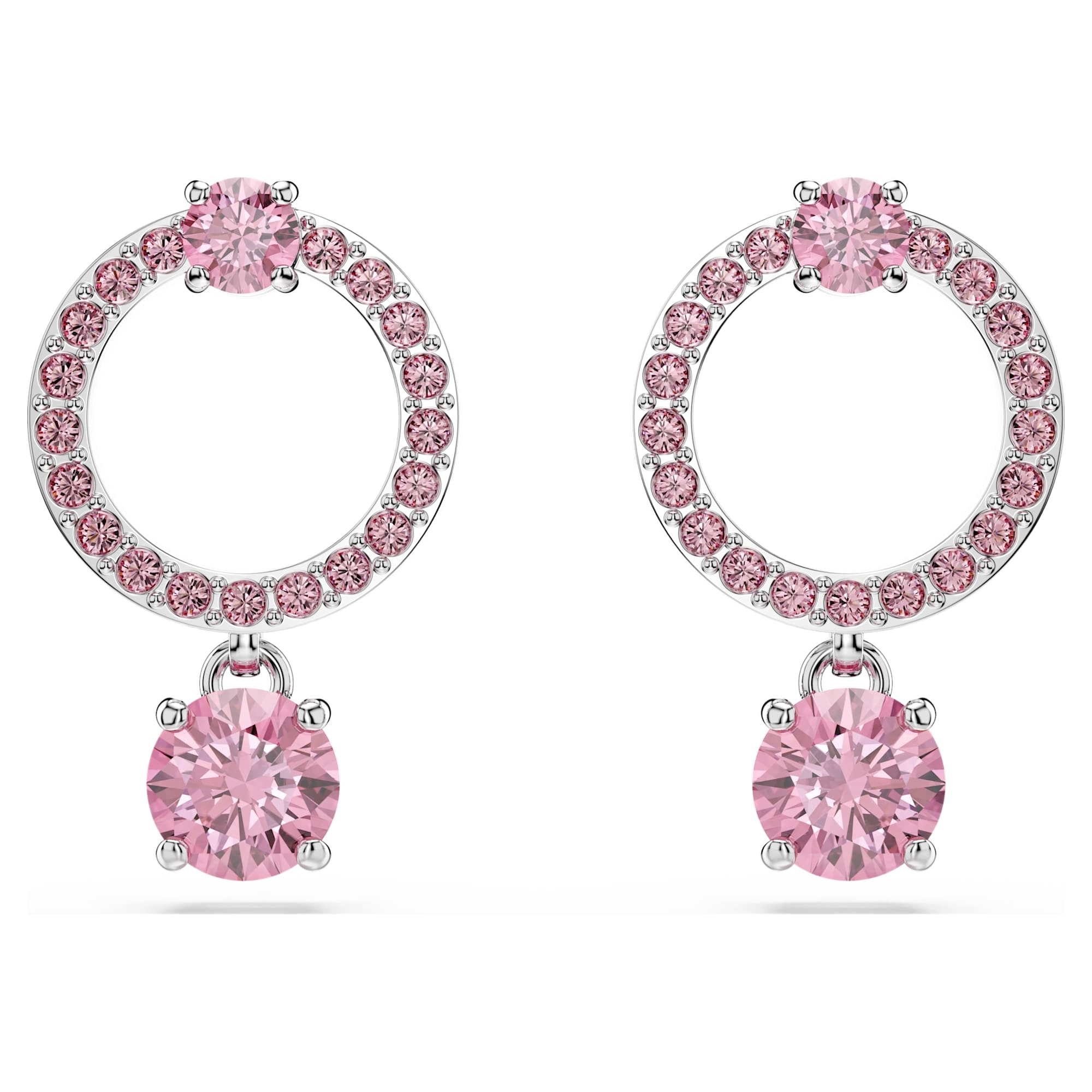 Swarovski Attract Drop-Ohrhänger Rosa 5723565