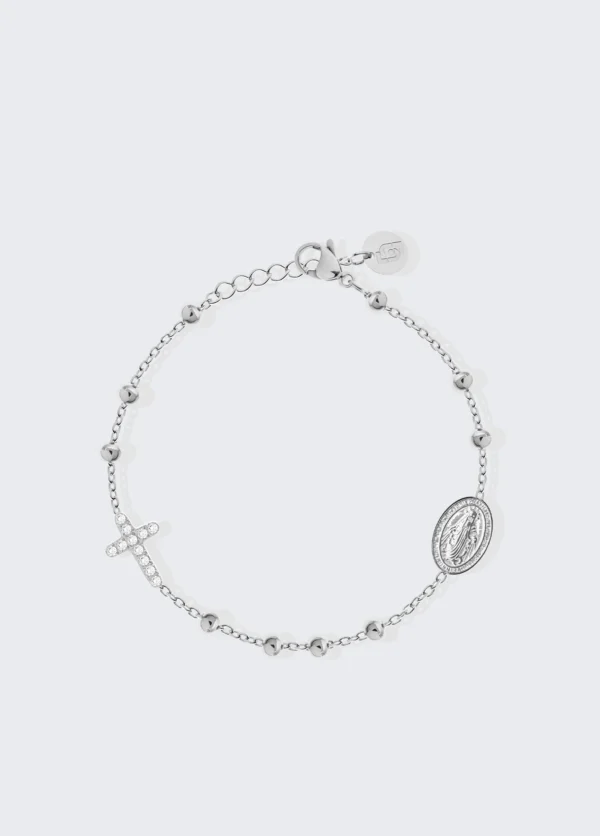 LIU JO Zartes Armband mit Kreuz LJ2756