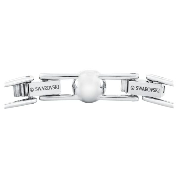 Swarovski Angelic Armband Rundschliff, Weiß, Rhodiniert 5071173 – Bild 5