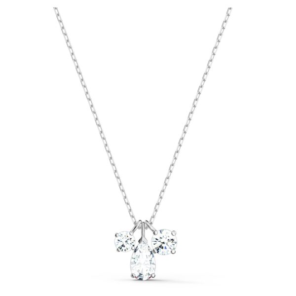 Attract Anhänger Weiss, Rhodiniert 5571077