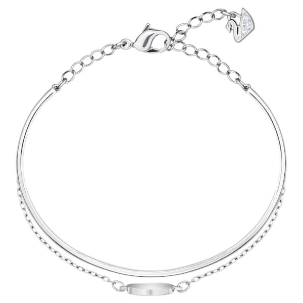 Swarovski Ginger Armreif Weiß, Rhodiniert 5389044 – Bild 3
