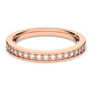 Swarovski Rare Ring Weiss, Roségold-Legierungsschicht