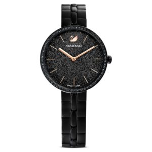 Swarovski Cosmopolitan Uhr Metallarmband, Schwarz, Schwarzes PVD-Finish 5547646