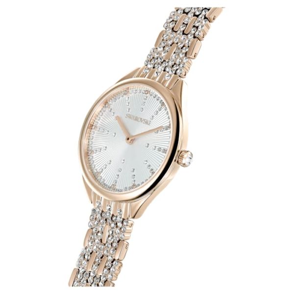 Swarovski Attract Uhr Metallarmband, Weiß, Vergoldetes Finish 5610484 – Bild 7