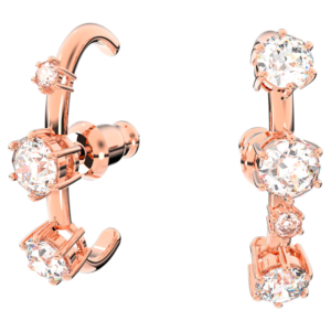 Swarovski Constella Ohrspange Set (2), Asymmetrisch, Weiß, Roségold-Legierungsschicht 5620130
