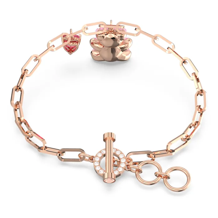 Swarovski Teddy Armband Rosa, Roségold-Legierungsschicht 5642978 – Bild 5