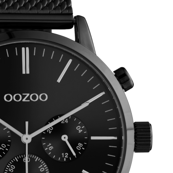 OOZOO Timepieces - C10914 - Herren - Mesh-Armband - Schwarz – Bild 3