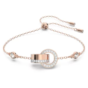 Swarovski Hollow Armband Weiß, Roségold-Legierungsschicht 5636498