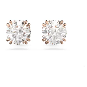 Swarovski Constella Ohrstecker Rundschliff, Weiß, Roségold-Legierungsschicht 5638801