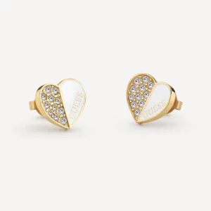 Guess Ohrringe „lovely guess“ JUBE03048JW Weiss