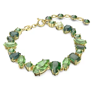 Swarovski Gema Armband, Grün, Goldlegierungsschicht 5652822