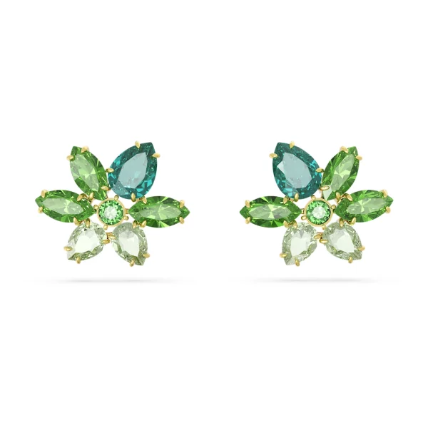 Swarovski Gema Ohrstecker Blume Grün 5658400