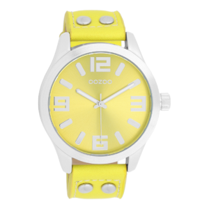 OOZOO Timepieces Neongelb/Silber C1071