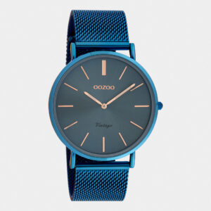 OOZOO Vintage Unisexuhr Blau C20002