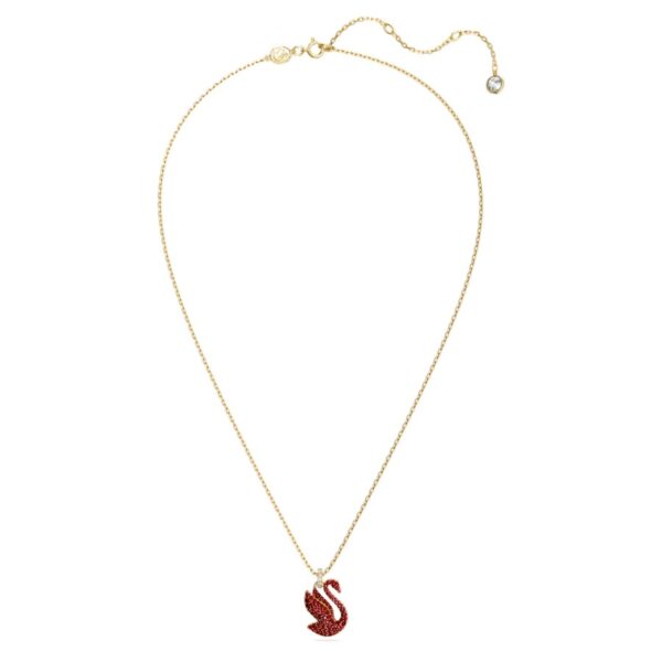 Swarovski Iconic Swan Halskette Rot 5647871 – Bild 3