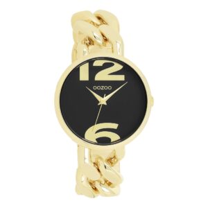 Goldfarbene OOZOO-Uhr Kettenarmband C11264