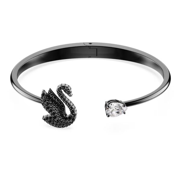 Swarovski Swan Armreif Schwarz
