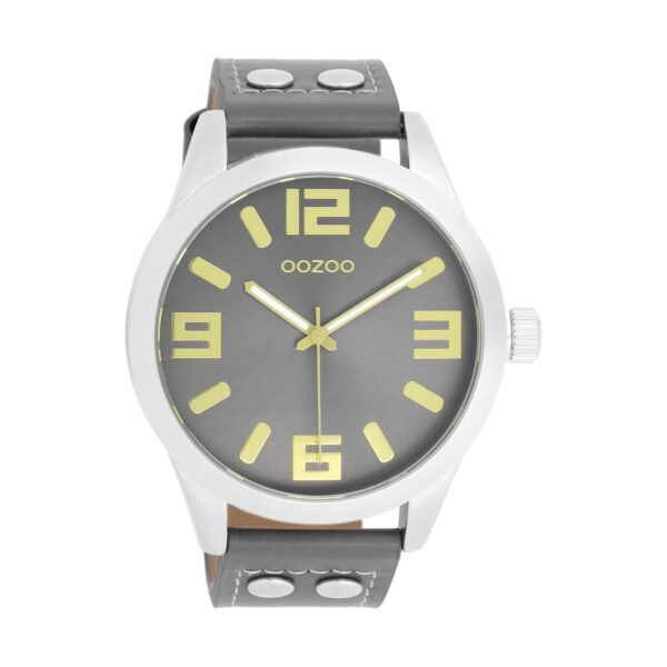 OOZOO Timepieces C1087 Dunkelgrau/Silber