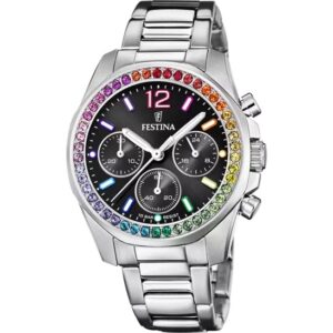 FESTINA DAMEN UHR BOYFRIEND RAINBOW F20606/3